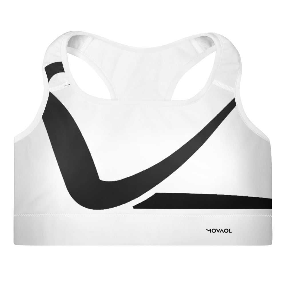 Movaol Padded Sports Bra Bianco per Studio 51