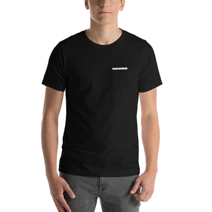 Maglietta unisex manica corta scritta sul cuore